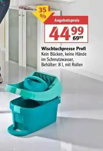 Globus Wischtuchpresse Profi Angebot