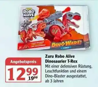 Globus Zuru Robo Alive Dinosaurier T-rex Angebot