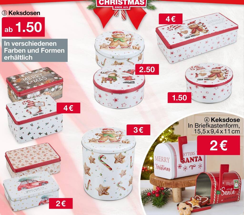 Keksdosen Angebot bei Woolworth