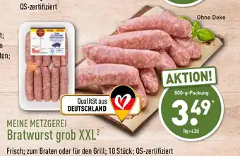 Aldi Nord Meine Metzgerei Bratwurst grob XXL 800g Angebot