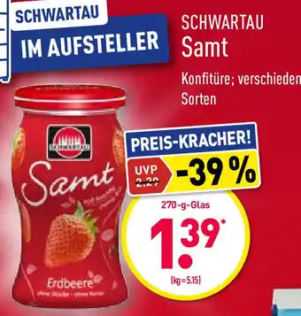 Aldi Nord Schwartau Samt 270g Angebot