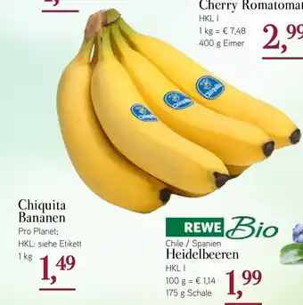 Dornseifer Chiquita Bananen 1 kg Angebot