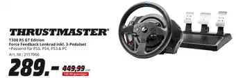 MediaMarkt Thrustmaster t300 rs gt edition force feedback lenkrad inkl. 3-pedalset Angebot