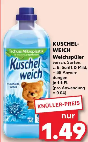 Kaufland KUSCHEL- WEICH Weichspüler Angebot