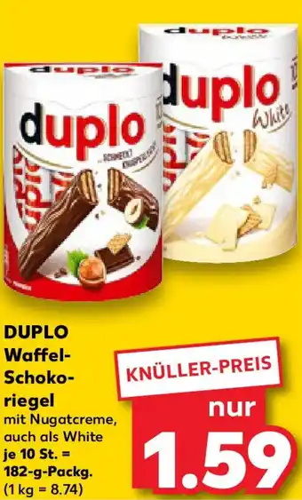 Kaufland DUPLO Waffel- Schoko- riegel Angebot