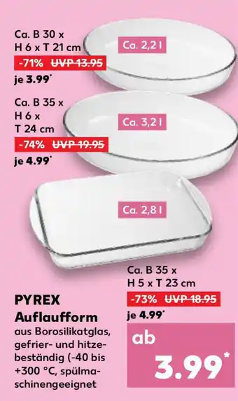 Kaufland PYREX Auflaufform Angebot
