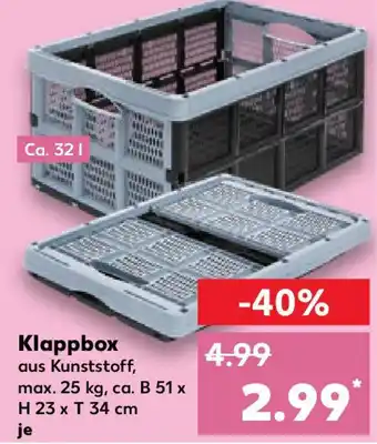 Kaufland Klappbox Angebot