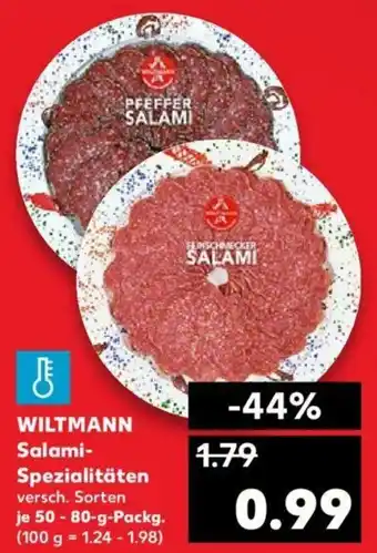 Kaufland Wiltmann Salami Spezialitäten 50-80g Angebot