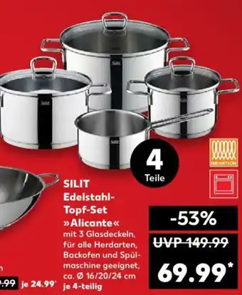 Kaufland Silit Edelstahl Topf Set Alicante Angebot