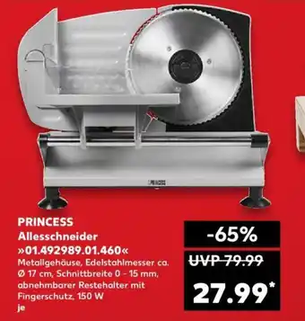 Kaufland Princess Allesschneider 01.492989.01.460 Angebot