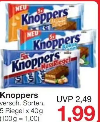 Jawoll Knoppers 5x40g Angebot