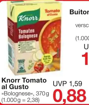 Jawoll Knorr Tomato al Gusto 370 g Angebot