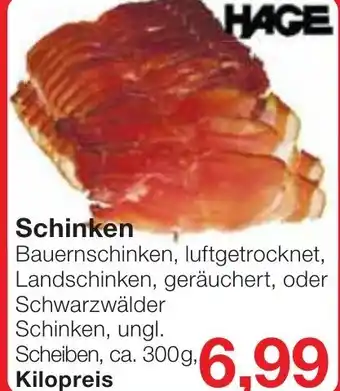 Jawoll Hage Schinken 300g Angebot