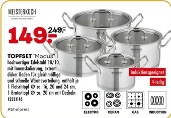 Möbel Kraft Meisterkoch topfset "modus" Angebot