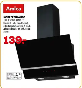 Möbel Kraft Amica kopffreihaube „khf 664 610 s“ Angebot