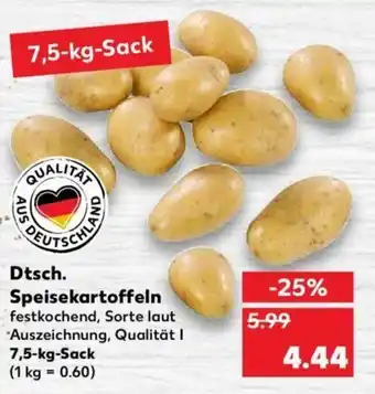 Kaufland Dtsch. Speisekartoffeln 7,5kg Angebot