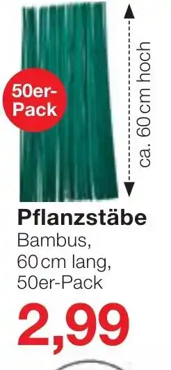 Jawoll Pflanzstäbe Angebot