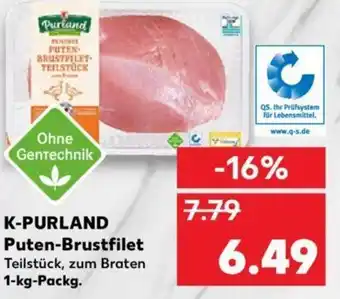 Kaufland K-Purland Puten Brustfilet 1kg Angebot