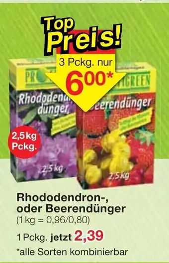 Jawoll Rhododendron oder Beerendünger 2,5kg Angebot