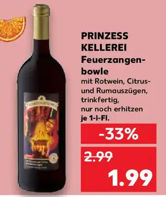 Kaufland PRINZESS KELLEREI Feuerzangen- bowle Angebot