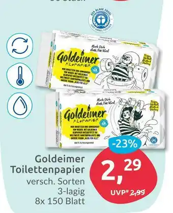 Budni Goldeimer toilettenpapier Angebot