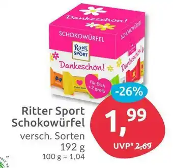 Budni Ritter sport schokowürfel Angebot