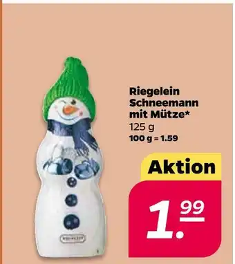 NETTO Riegelein schneemann mit mütze Angebot