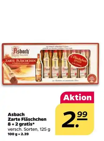 NETTO Asbach zarte fläschchen 8 + 2 gratis Angebot