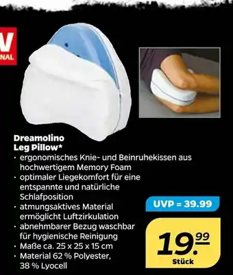 NETTO Dreamolino leg pillow Angebot