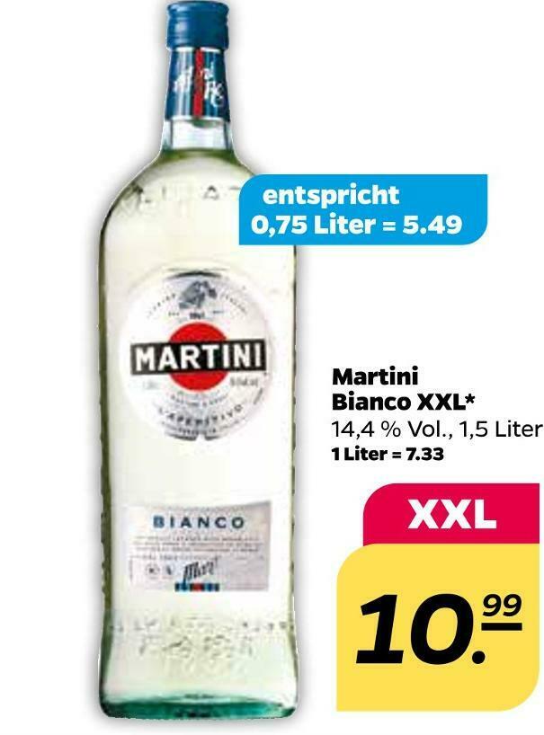 Martini bianco xxl aperitif Angebot bei NETTO