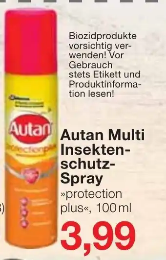 Jawoll Autan Multi Insektenschutz Spray 100ml Angebot