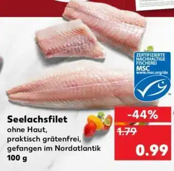 Kaufland Seelachsfilet 100g Angebot