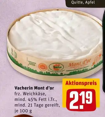 REWE Vacherin mont d’or weichkäse Angebot