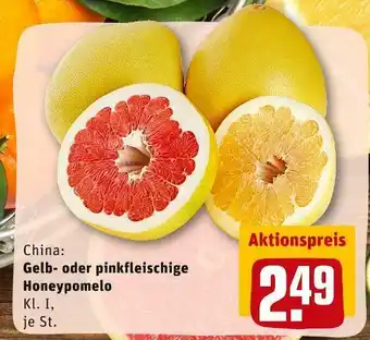 REWE Gelb- oder pinkfleischige honeypomelo Angebot