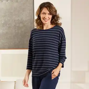 NKD Damen-Langarmshirt mit Streifen Angebot