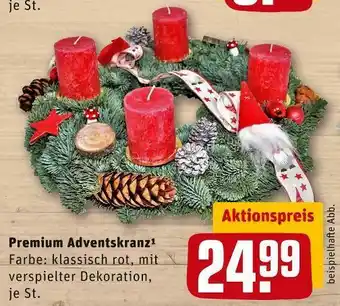 REWE Premium adventskranz Angebot