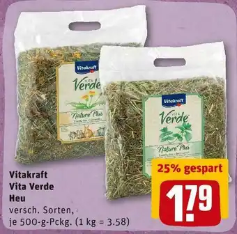 REWE Vitakraft vita verde heu Angebot