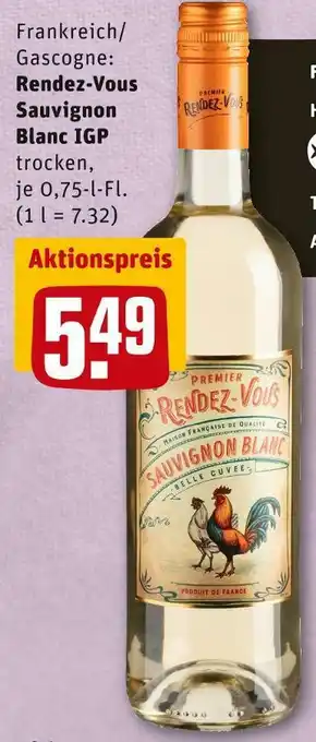 REWE Rendez-vous sauvignon weißwein Angebot