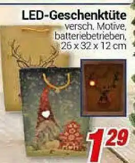 CENTERSHOP Led-geschenktüte Angebot