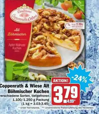 Hit Coppenrath & Wiese Alt Böhmischer Kuchen Angebot