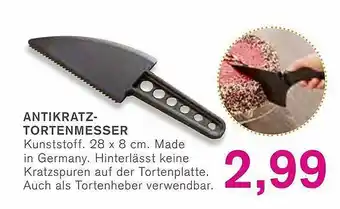 KODi Antikratztortenmesser Angebot