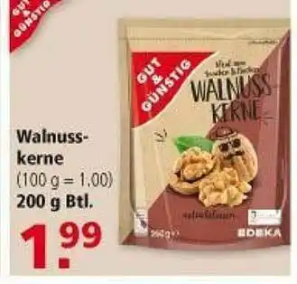 Multi Markt Gut & Günstig Walnusskerne Angebot