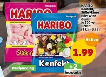 PENNY Haribo Konfekt Süße Mäuse Oder Wine Gums Angebot