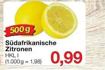 Jawoll Südafrikanische Zitronen Angebot