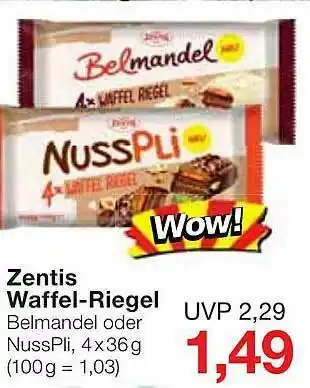 Jawoll Zentis Waffel-riegel Angebot