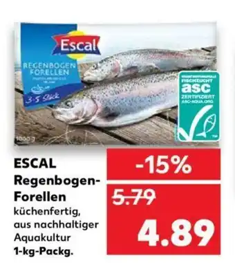 Kaufland Escal Regenbogen Forellen 1kg Angebot