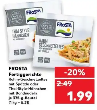 Kaufland Frosta Fertiggerichte 375g Angebot