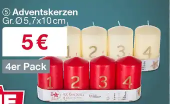 Woolworth Adventskerzen Angebot