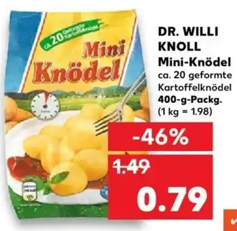 Kaufland Dr. Willi Knoll Mini Knödel 400g Angebot