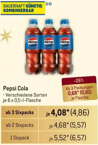 METRO Pepsi Cola Angebot